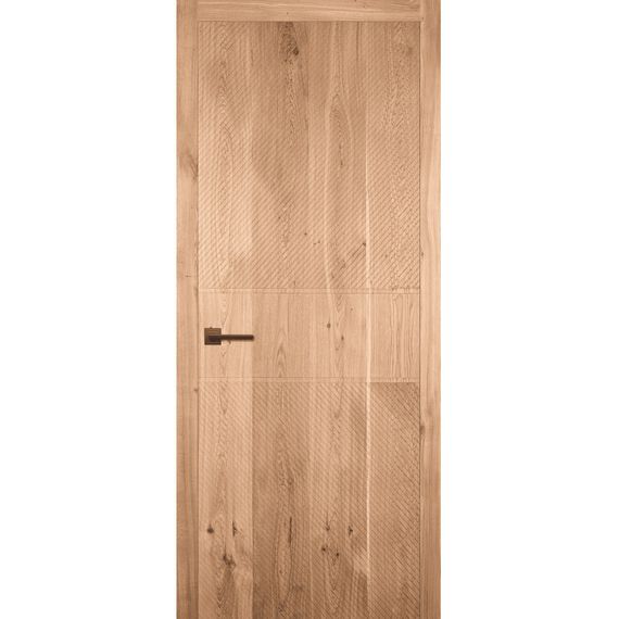 Фото межкомнатной двери массив дуба Легно 11 дуб натуральный глухая