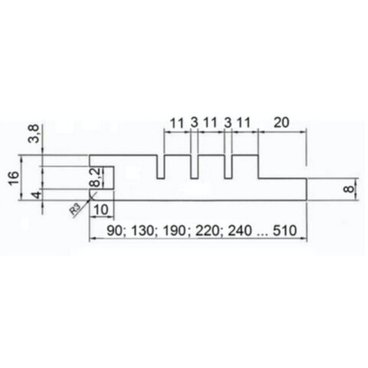 Добор массив дуба сращенного Viporte