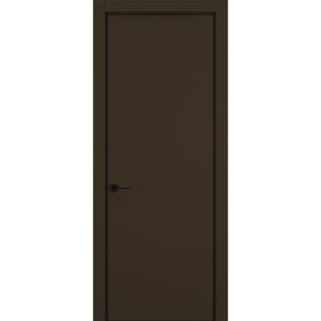 Межкомнатная дверь керамик MN 1 коричневый глухая