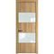 Межкомнатная дверь 22NA дуб карамель остеклённая