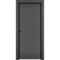 Фото звукоизоляционной двери 1001 чёрная эмаль 42 дб