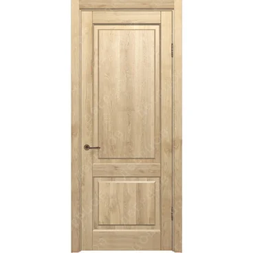 Межкомнатная дверь массив дуба без сучка Дверцов Ливорно глухая