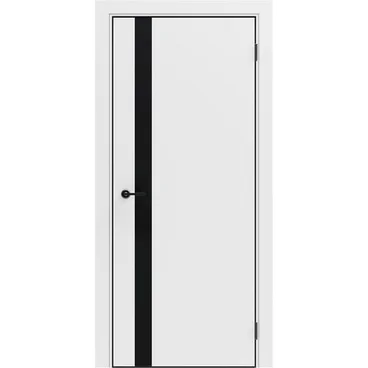 Межкомнатная дверь экошпон ДП-51.4 white pearl остеклённая
