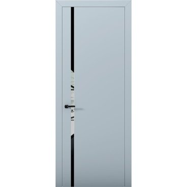 Межкомнатная дверь Палладий 8 Deep Blue со стеклом