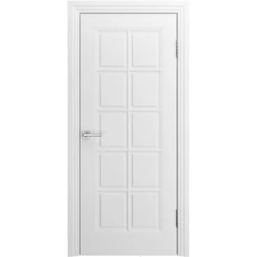 Межкомнатная дверь эмаль Прованс 10 белая глухая