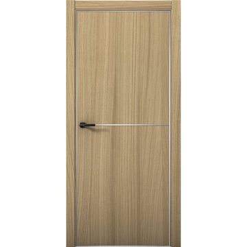 Межкомнатная дверь Плутоний 2 дуб светлый глухая