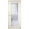 Межкомнатная дверь эмаль Дверцов Модена 1 RAL 9010 остеклённая