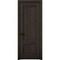 Межкомнатная дверь экошпон Кобальт 39 дуб тёмный глухая