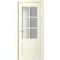 Фото межкомнатной двери эмаль Классика 4 слоновая кость остеклённая