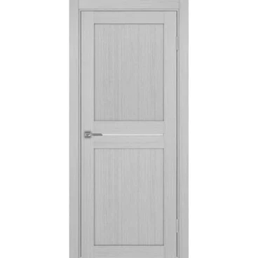 Межкомнатная дверь экошпон Турин 520.121 серый дуб остеклённая