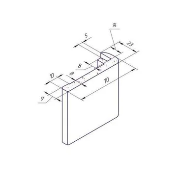 Наличник Kapelli телескопический влагостойкий ПВХ