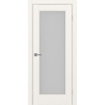 Межкомнатная дверь экошпон Турин Neo 501.2 бежевый со стеклом