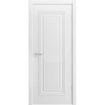 Межкомнатная дверь эмаль Турин 1 белая RAL 9010 глухая