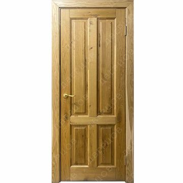 Межкомнатная дверь массив дуба с сучком Дверцов Авиано глухая дуб натуральный