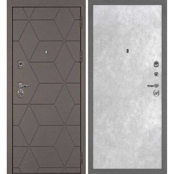 Входная дверь Тетра-181 панель гладкая бетон