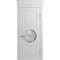 Межкомнатная дверь массив бука Viporte Лацио Амбиенте белая эмаль остекление 4