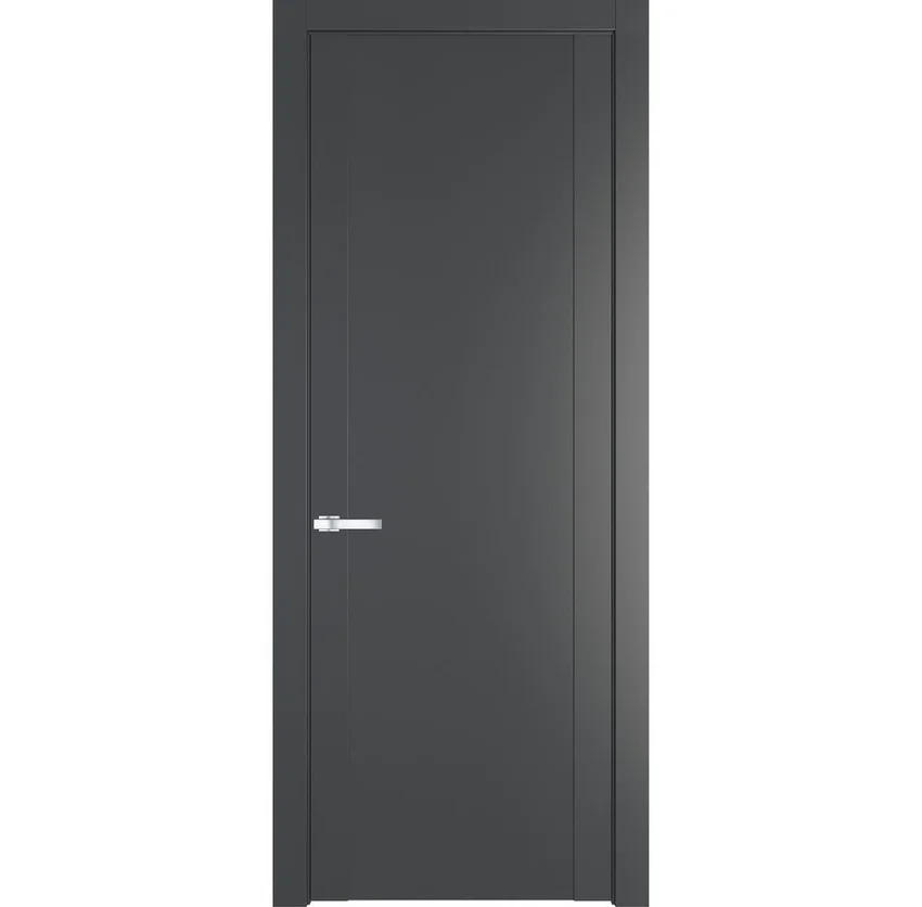 Фото межкомнатная дверь эмаль Profil Doors 1.1P графит глухая