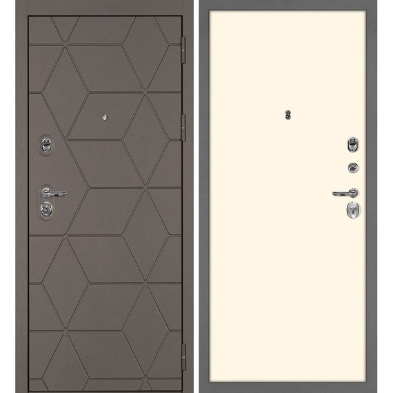 Входная дверь Тетра-181 панель гладкая магнолия