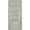 Фото межкомнатной двери экошпон Мариам Техно-809 чиаро гриджио стекло Lacobel серый