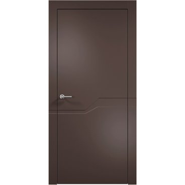 Межкомнатная дверь эмаль Дверцов Тиволи 5 RAL 8014 глухая