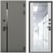Входная дверь Пиано S антрацит силк панель зеркало Maxi манхеттен