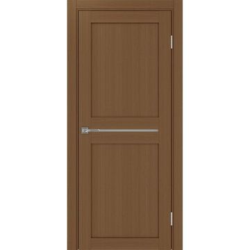 Межкомнатная дверь экошпон Турин 520.121 орех остеклённая