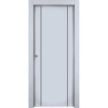 Межкомнатная дверь эмаль 1001 M2 RAL 7047 глухая