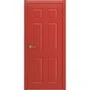 Фото двери Дуэт красная эмаль RAL 3028 глухая