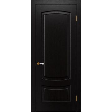 Межкомнатная дверь массив дуба Alvero Алина венге глухая