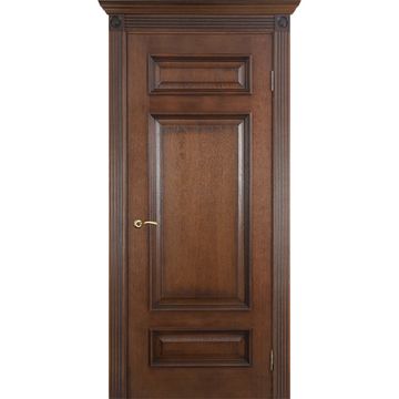 Межкомнатная дверь шпонированная Porte Vista Рим коньяк светлый глухая