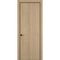 Межкомнатная дверь керамик MN 1 дуб натуральный глухая