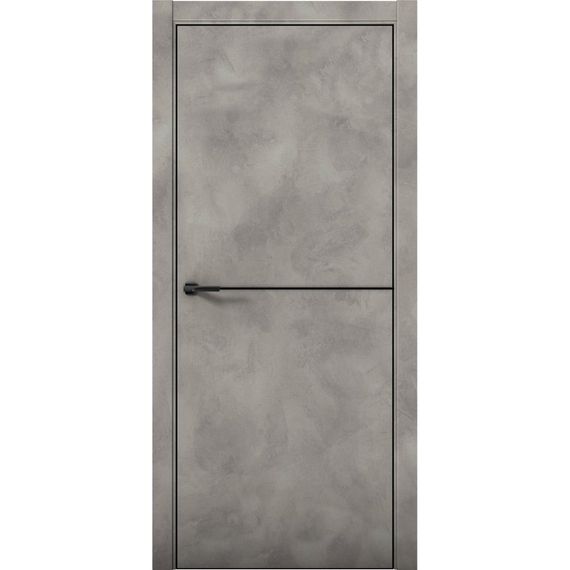 Межкомнатная дверь Плутоний 2 бетон лофт глухая