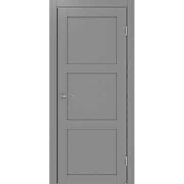 Межкомнатная дверь экошпон Турин 530.111 серый глухая