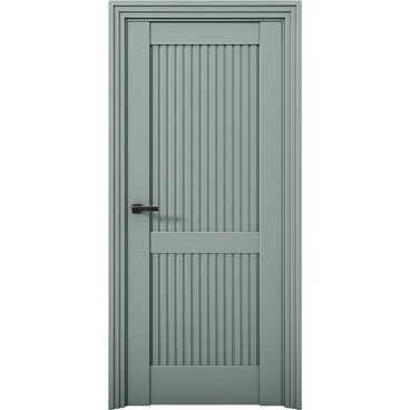 Межкомнатная дверь Никель 2 Deep Green глухая