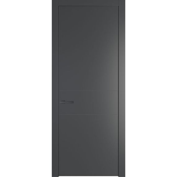 Межкомнатная дверь 14PA графит глухая