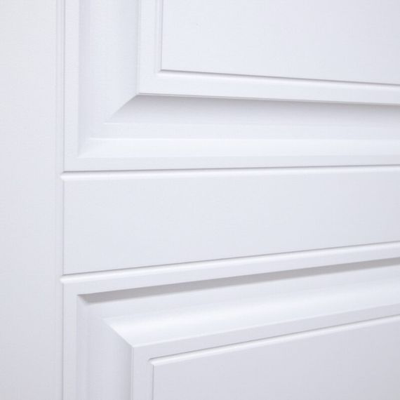 Входная дверь Гермес Неоклассика белая внутри