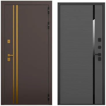 Входная дверь Баухаус амаретто силк панель пиано