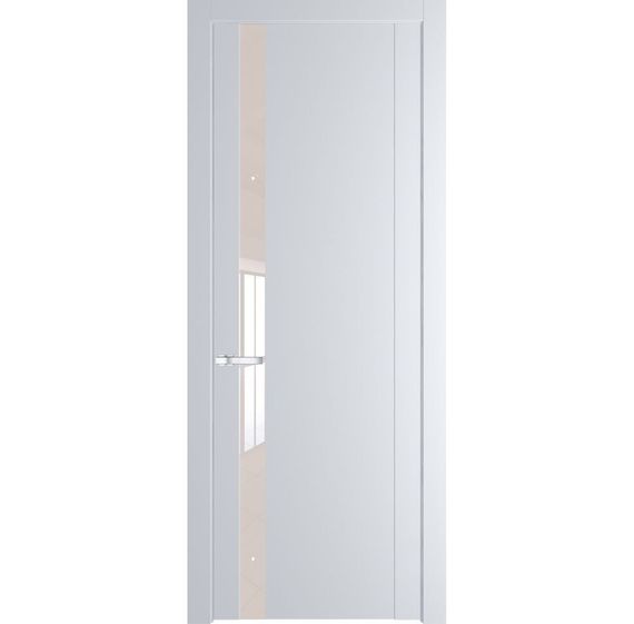 Межкомнатная дверь 1.2P вайт остеклённая
