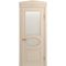 Межкомнатная дверь массив бука Viporte Лацио ваниль остеклённая