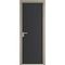 Алюминиевая межкомнатная дверь 1AP никель матовый блэк элегант