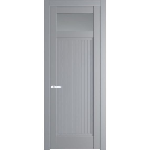 Межкомнатная дверь 3.3.2PM смоки остеклённая