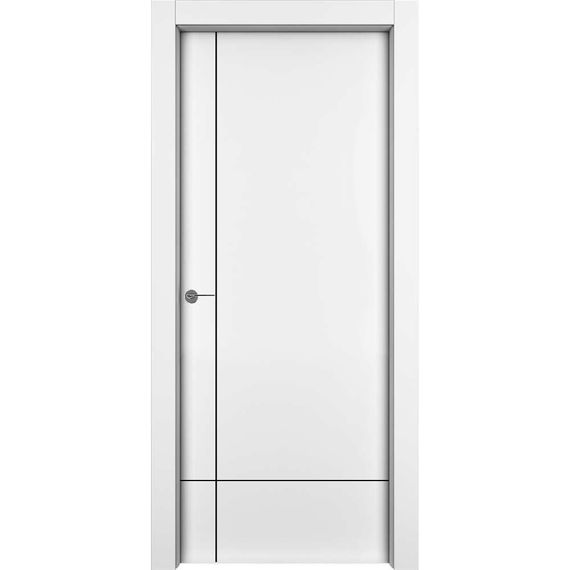 Межкомнатная дверь эмаль 1001 M3 белая глухая