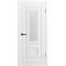 Межкомнатная дверь эмаль Титул 2 В1 белая со стеклом