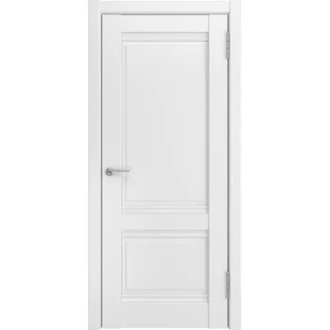 Межкомнатная дверь экошпон Luxor ЛУ-51 белая глухая