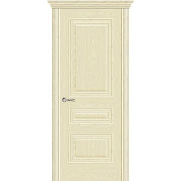 Межкомнатная дверь шпонированная Ситидорс Элеганс 2 ясень крем глухая