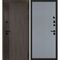 Входная дверь Вертикаль дымчатый камень дуб морёный панель гладкая серая