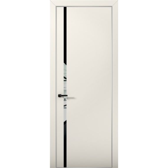 Межкомнатная дверь Палладий 8 магнолия со стеклом
