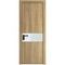 Межкомнатная дверь 17NA дуб карамель остеклённая