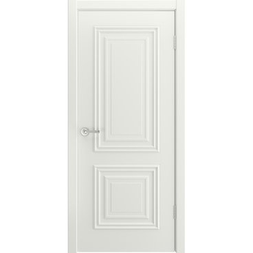 Межкомнатная дверь эмаль Турин 2 белая RAL 9010 глухая
