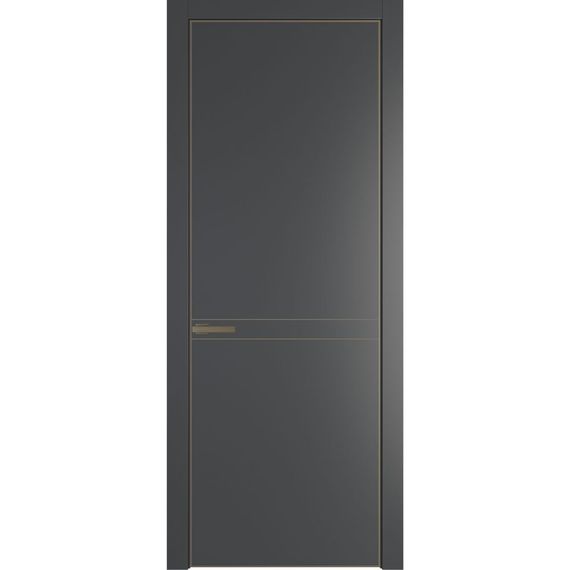 Межкомнатная дверь 11PA графит глухая
